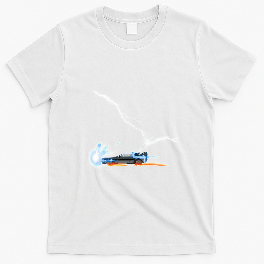 Back to the Future Old-School T-Shirt - White