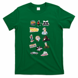 Back to the Future 1985 Retro Graphic Tee - Irish Green