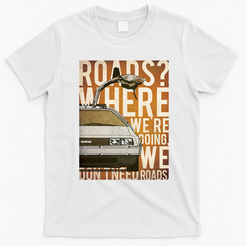 Back to the Future Celluloid Retro Graphic Tee – Edition 2 - White