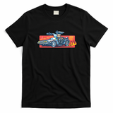 Back to the Future DeLorean time machine Graphic T-Shirt - Black