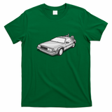 Back to the Future DeLorean Heritage T-Shirt - Irish Green