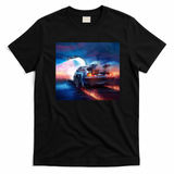 Back to the Future DeLorean Time Machine Tee - Black