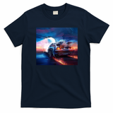 Back to the Future DeLorean Time Machine Tee - Navy Blue