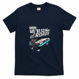Back to the Future DeLorean Graphic Tee - Navy Blue