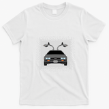 Back to the Future DeLorean Old-School T-Shirt - White