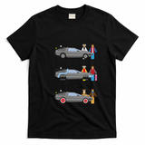Back to the Future DeLorean Graphic T-Shirt - Black