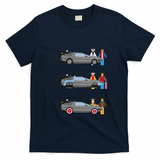 Back to the Future DeLorean Graphic T-Shirt - Navy Blue