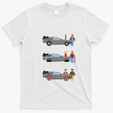 Back to the Future DeLorean Graphic T-Shirt - White
