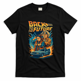 Back to the Future Retro Fan Art T-Shirt - Black