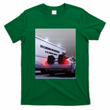 Twin Pines Mall California DeLorean T-Shirt - Irish Green