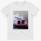 Twin Pines Mall California DeLorean T-Shirt - White