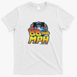 Back to the Future 88 MPH DeLorean Tee - White