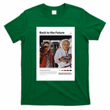 Back to the Future Movie Poster T-Shirt - Irish Green