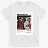 Back to the Future Movie Poster T-Shirt - White