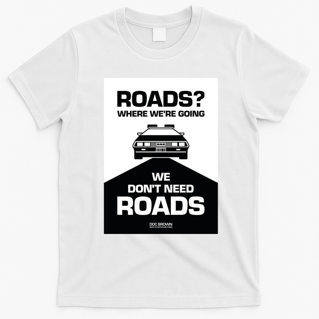 Back to the Future ’80s Time Machine Tee - White