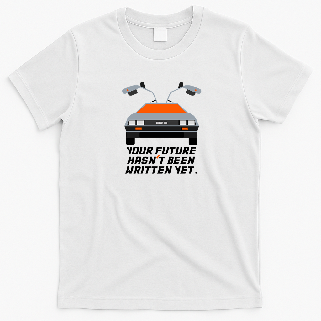 Back to the Future Retro Graphic Tee - White