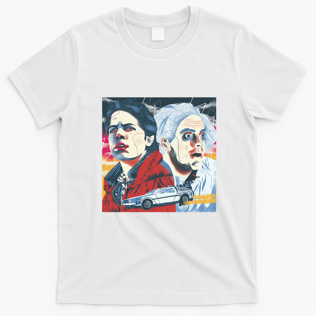 Back to the Future Graphic T-Shirt - White