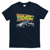 Back to the Future Vintage Logo Tee - Navy Blue