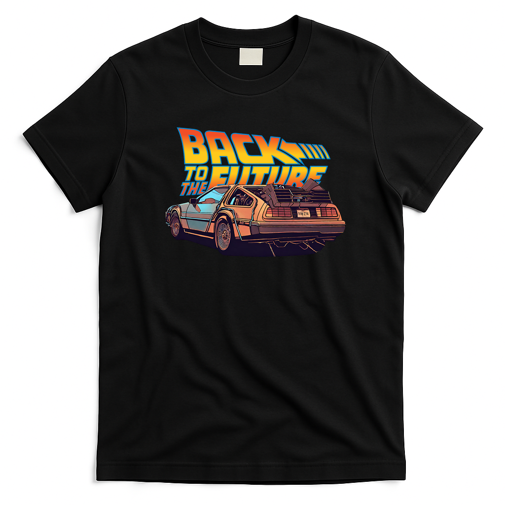 Back to the Future Heritage T-Shirt - Black