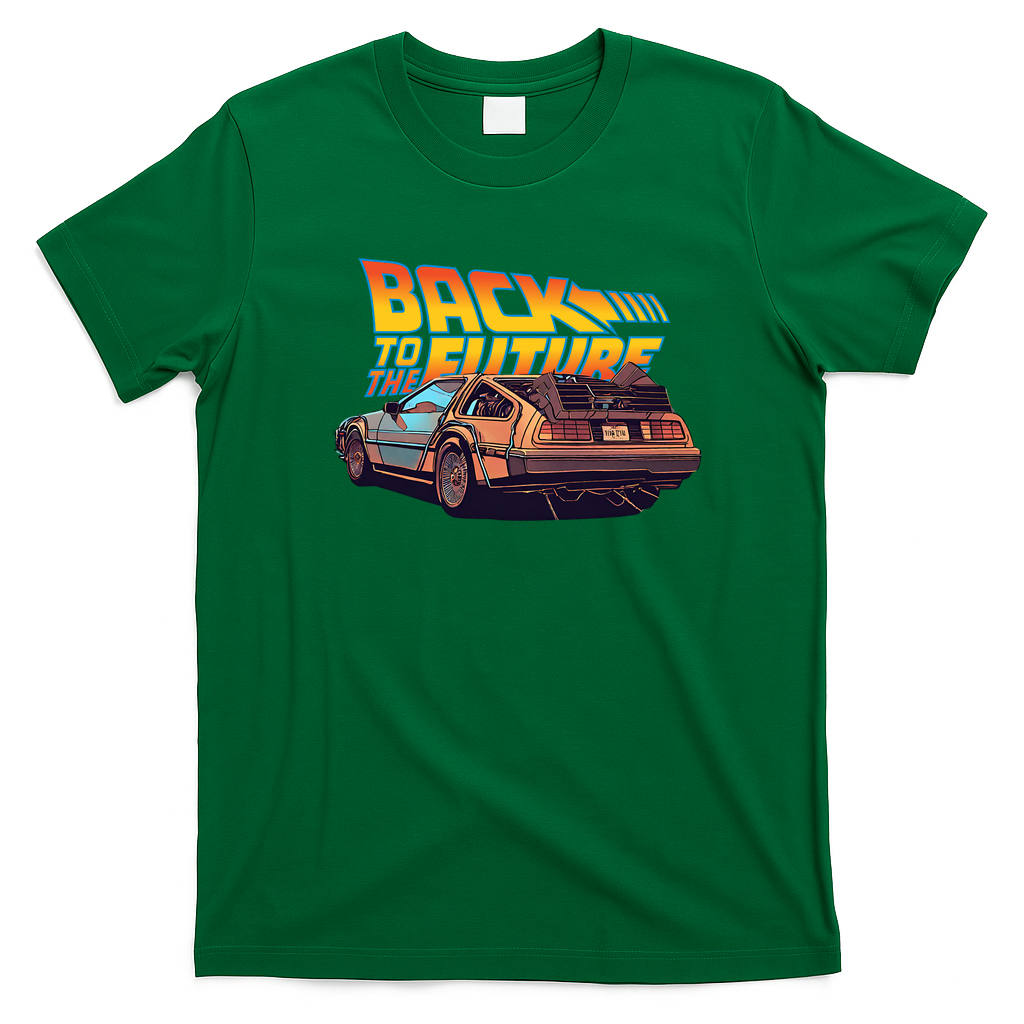 Back to the Future Heritage T-Shirt - Irish Green