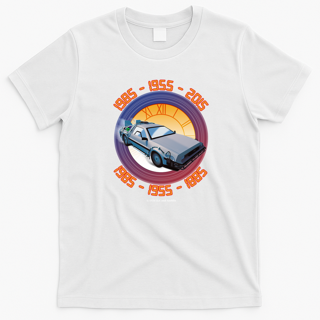 Back to the Future Bold Graphic Tee - White