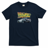 Back to the Future Retro Graphic Tee – Edition 2 - Navy Blue