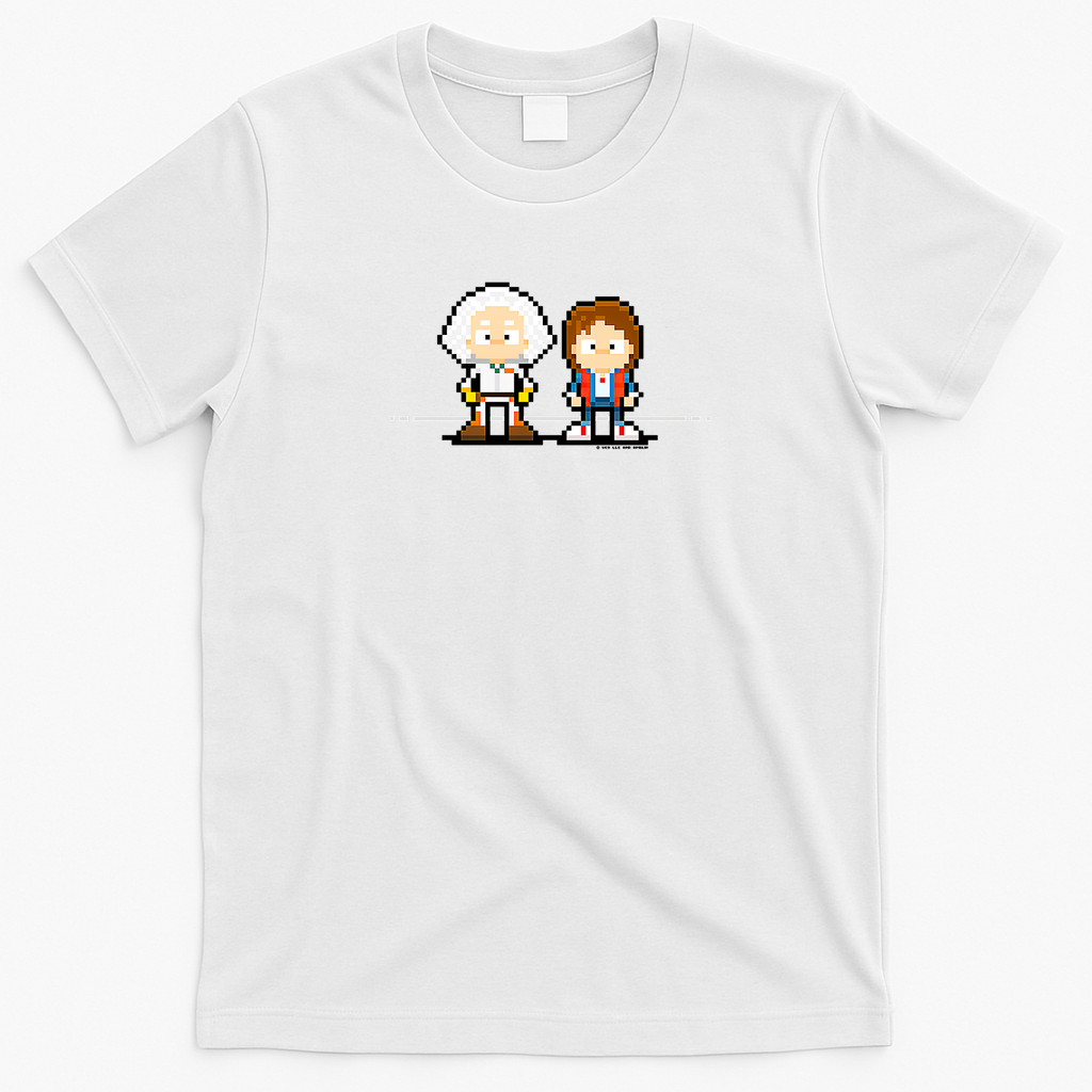 Back to the Future Classic Logo T-Shirt - White