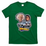 Back to the Future Retro T-Shirt - Irish Green