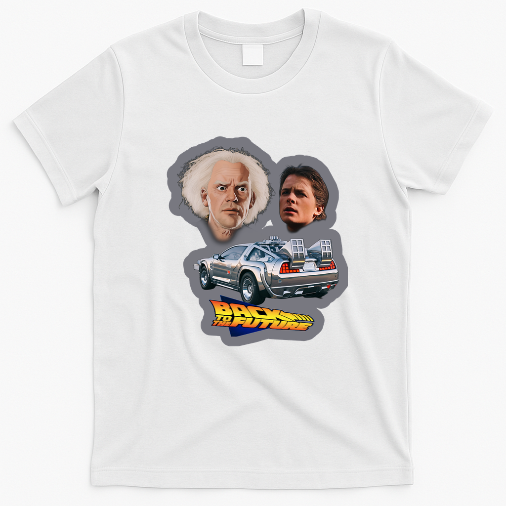 Back to the Future Retro T-Shirt - White