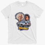 Back to the Future Retro T-Shirt - White
