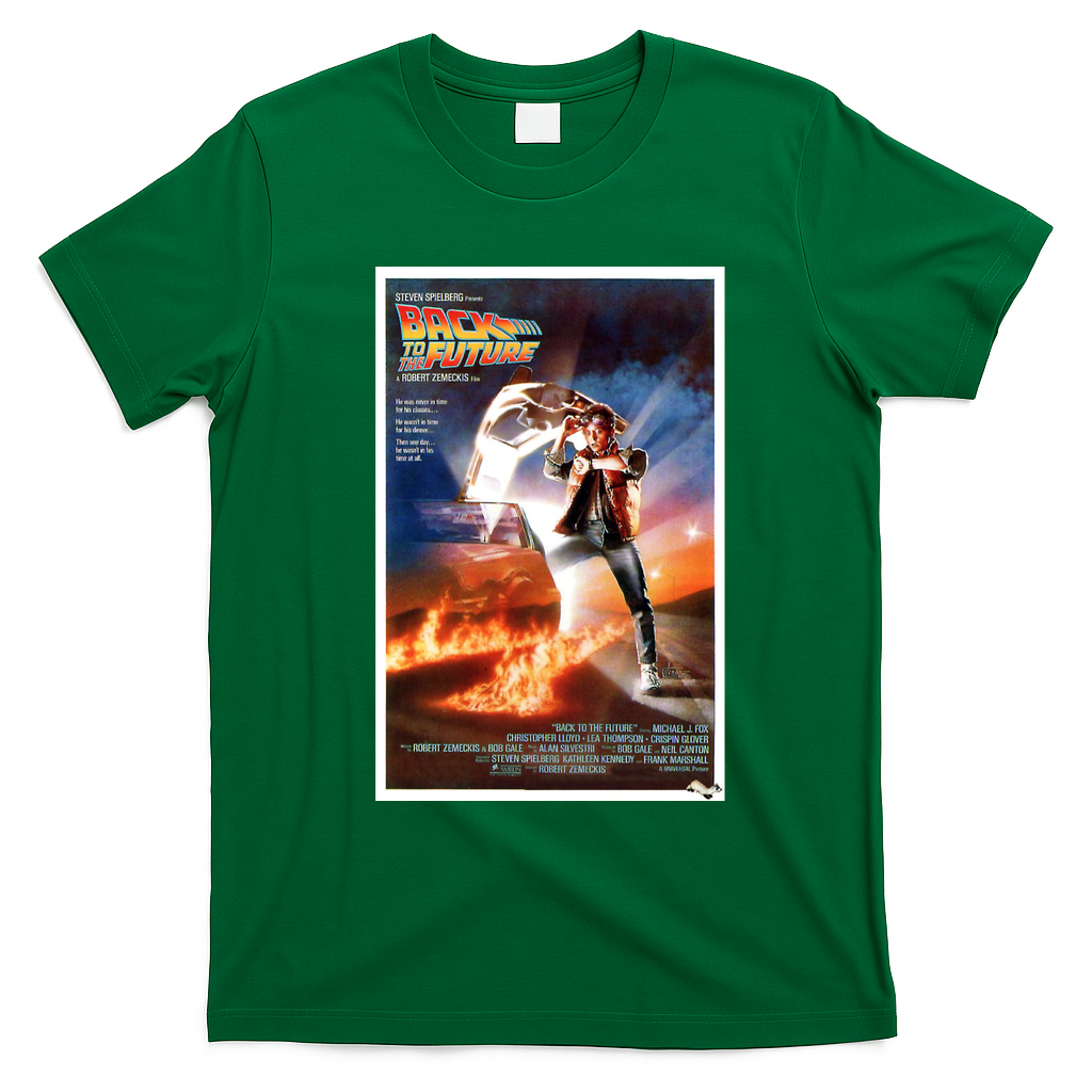 Back to the Future Vintage T-Shirt - Irish Green