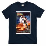 Back to the Future Vintage T-Shirt - Navy Blue