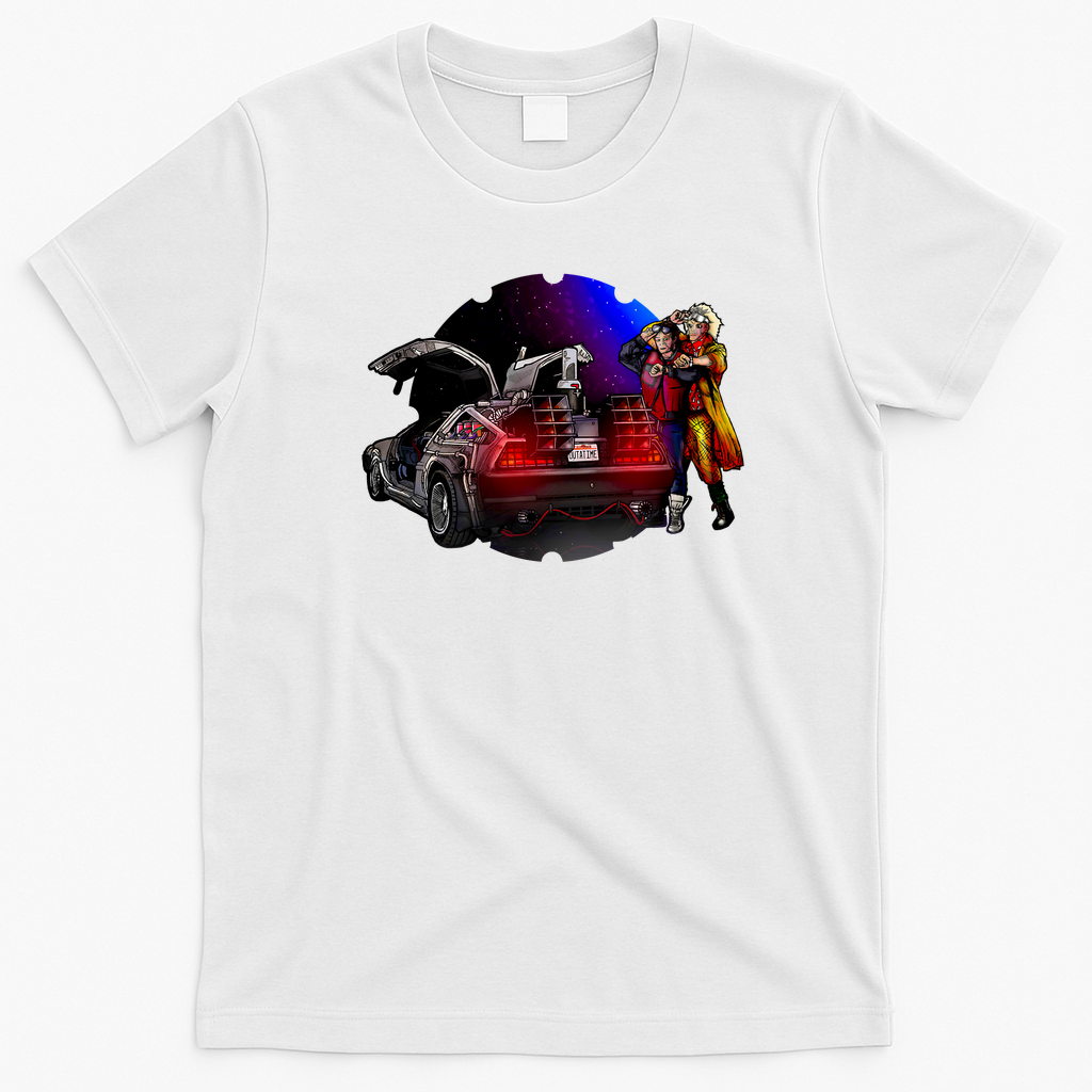 Back to the Future Classic Graphic Tee - White