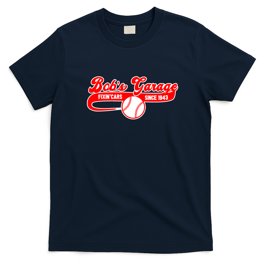 Bob’s Garage Classic T-Shirt - Navy Blue