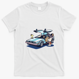 Back to the Holiday Retro Graphic Tee - White
