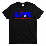 Live & Kicking Retro Graphic Tee - Black