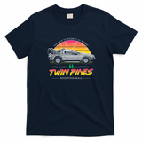 Back to the Mall Retro ’80s Sci-Fi T-Shirt - Navy Blue