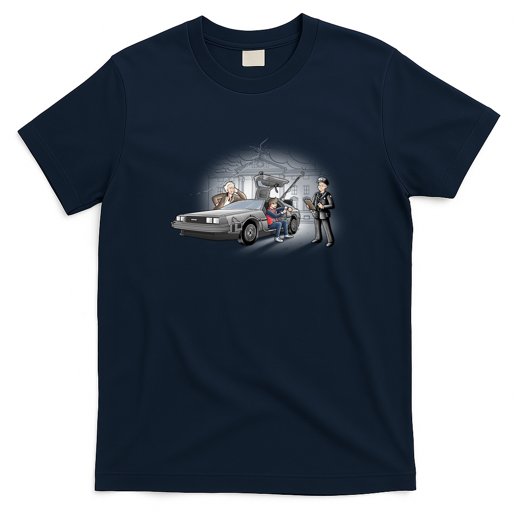 Bad Moment Part I Retro T-Shirt - Navy Blue