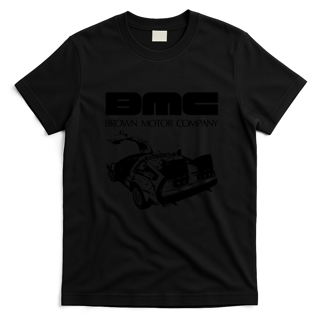 Brown Motor Company II Vintage T-Shirt - Black