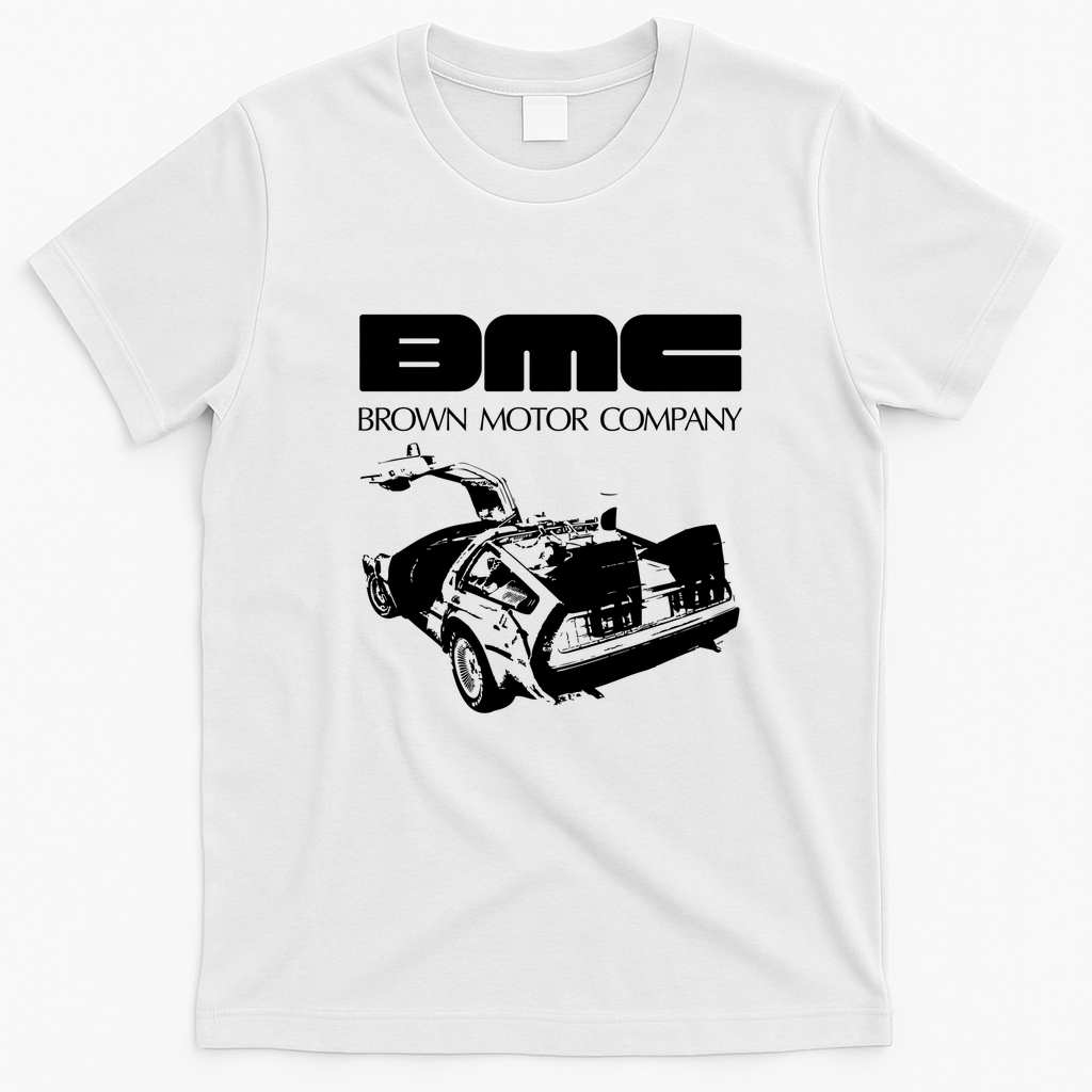 Brown Motor Company II Vintage T-Shirt - White