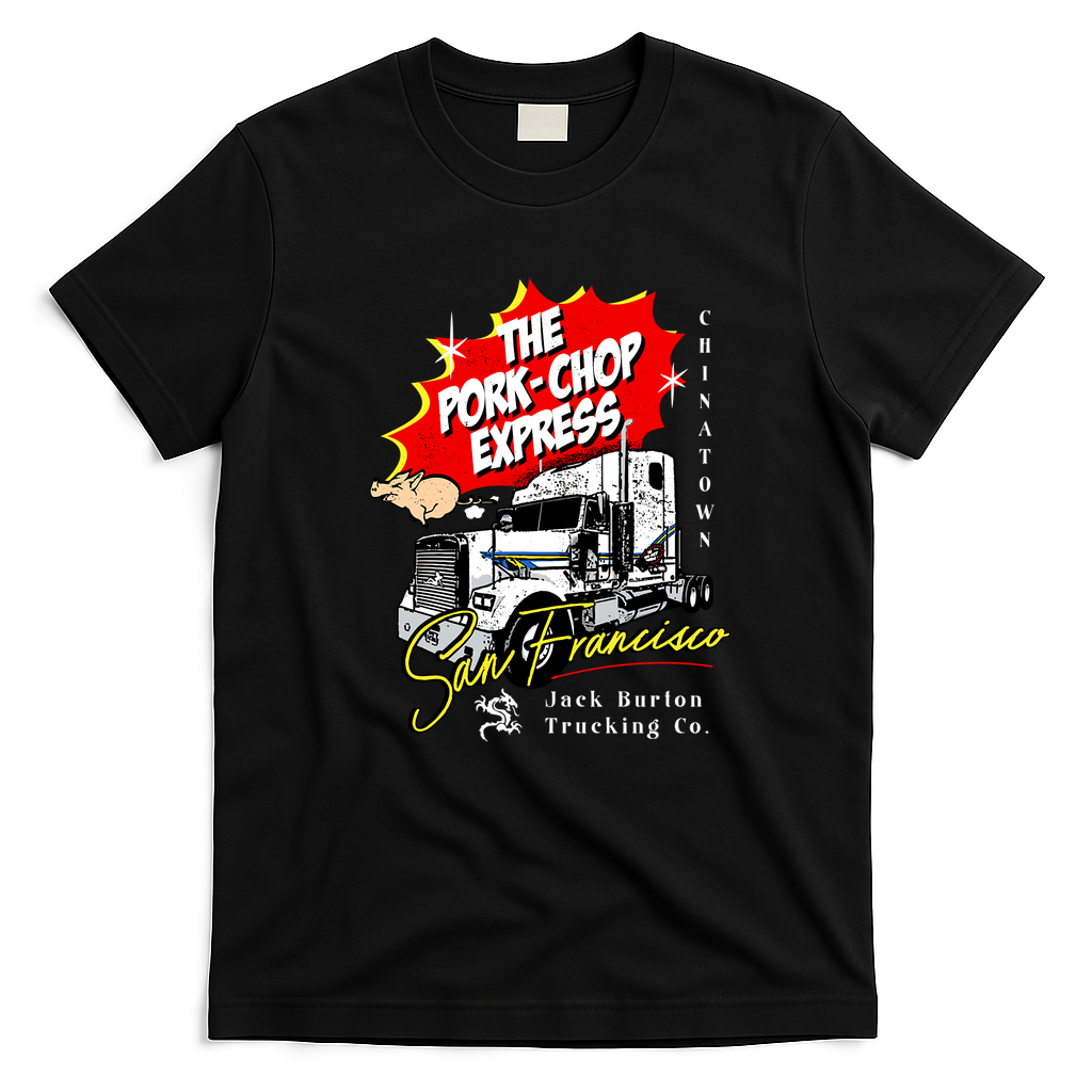 Bee Nice Pork Chop Express Graphic Tee - Black