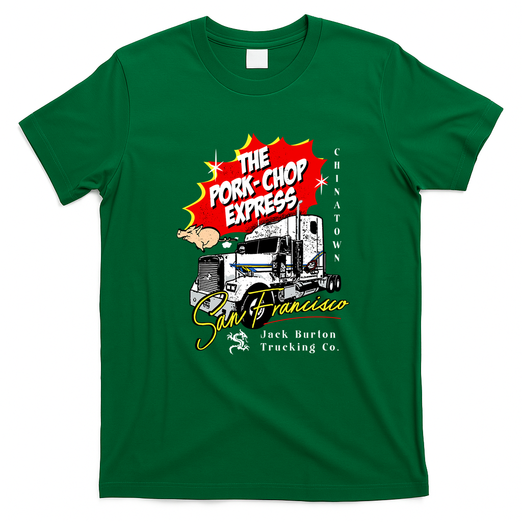 Bee Nice Pork Chop Express Graphic Tee - Irish Green