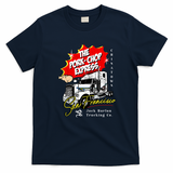 Bee Nice Pork Chop Express Graphic Tee - Navy Blue