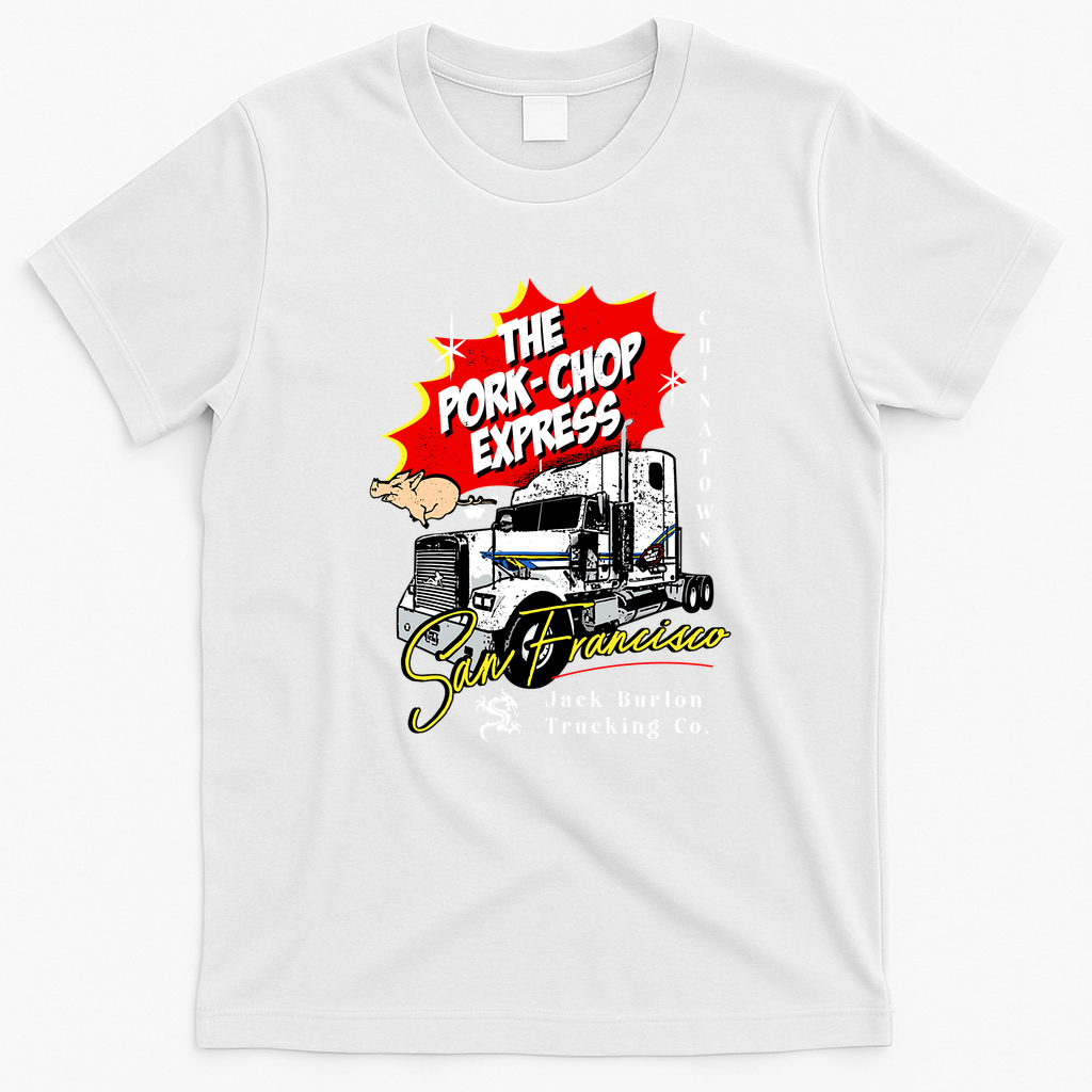 Bee Nice Pork Chop Express Graphic Tee - White