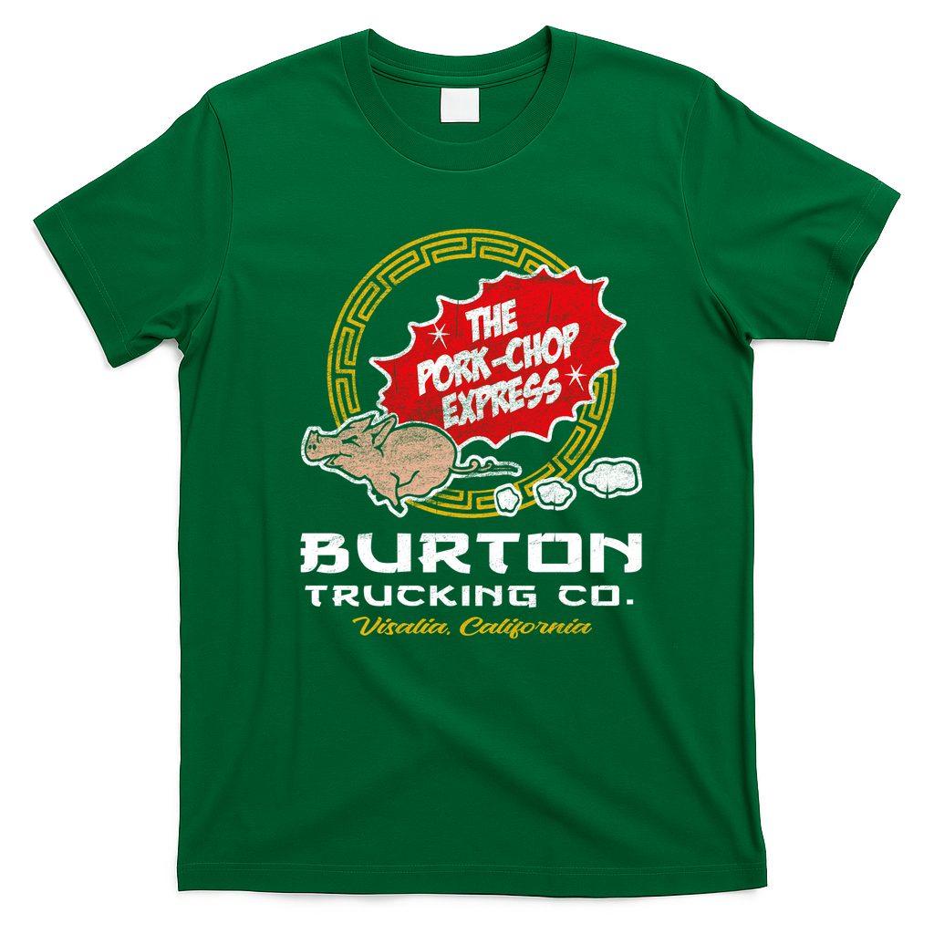 Burton Pork Chop Express Trucking Tee - Irish Green