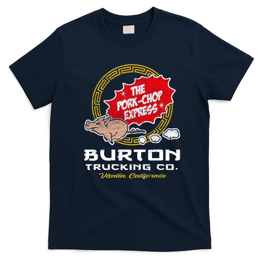 Burton Pork Chop Express Trucking Tee - Navy Blue