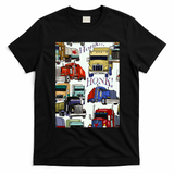 Big Rig Trucks Honk Honk Graphic T-Shirt - Black