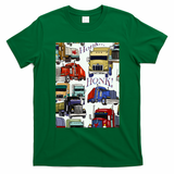 Big Rig Trucks Honk Honk Graphic T-Shirt - Irish Green