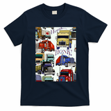 Big Rig Trucks Honk Honk Graphic T-Shirt - Navy Blue