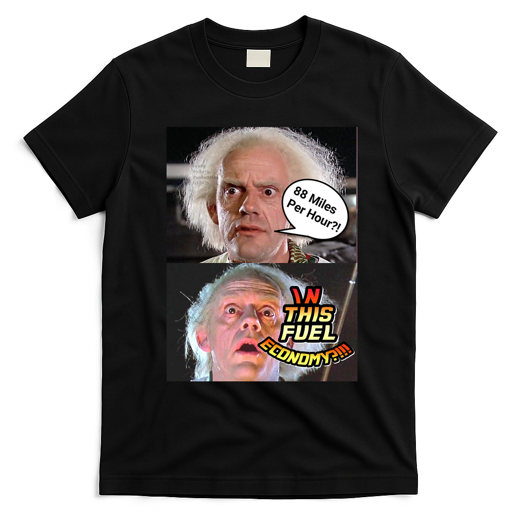 Slow Down and Save Future Gas T-Shirt - Black